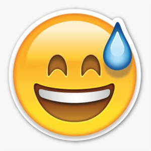 Download Emoji Free - Grinning Face With Sweat