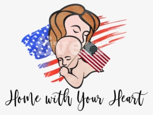 Patriotic German Shepherd Ornament (round)