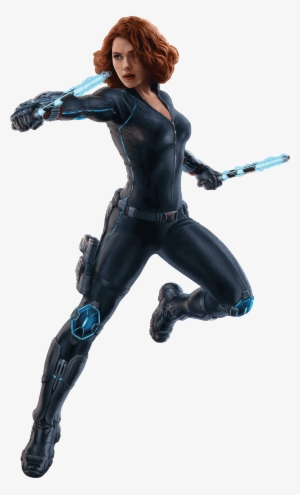 Black Widow Fight Png - Black Widow Outfit Age Of Ultron