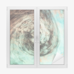 Dark Watercolor In Water With Small Pieces Of Paint - Watercolor Painting