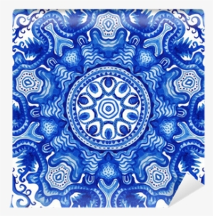 Watercolor Vector Gzhel Watercolor Vector Gzhel