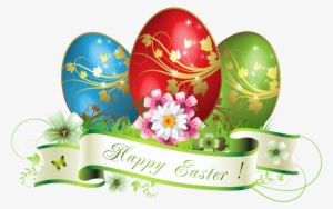Png / Tube - Happy Easter Eggs