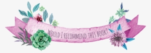 Recommend Book Purple Banner - Would I Recommend This Book