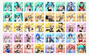 40-piece Avatar Set - Project Diva Future Tone Avatar