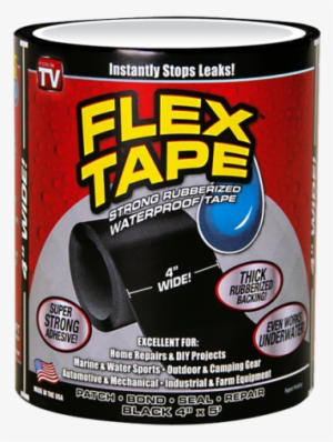 Black Flex Tape - Flex Seal Flex Tape Black 4" X 5'