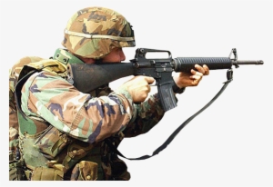 Soldier Png - Firing From Truck Greeting Card