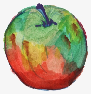 Free Download - Png Watercolor Apple
