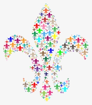 This Free Icons Png Design Of Colorful Fleur De Lis