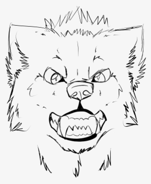Clam Clipart Closed - Drawing Of Face Of Wolf