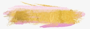 Pink And Gold Png Transparent Pink And Gold - Gold Brush Stroke Png
