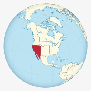 Map Of Sierra - Usa On A Globe