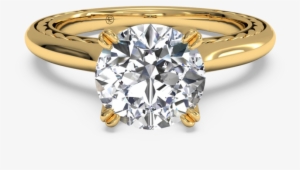 Gold Engagement Rings Png