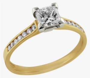 Gold Ring Png - Diamond Gold Ring Png