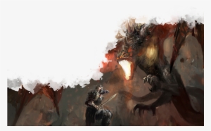 Be Strength If You Want To Face Your Opponents Head - Dragon And Man Fighting