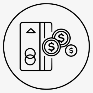 Credit Card Coins Payment Finance Comments - Drawing Credit Card Png