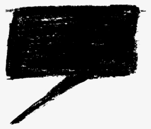 Free Download - Speech Bubble Black Png