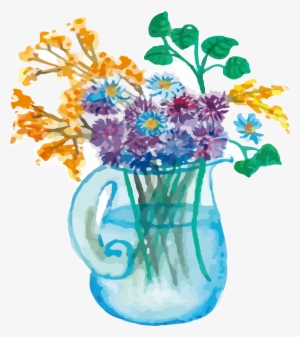 Broken Flower Pot Clipart - Vase