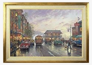 The City By The Bay - Thomas Kinkade City By The Bay 24 X 36 S/n Canvas