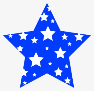 Star Clipart Blue Star - 4th Of July Star