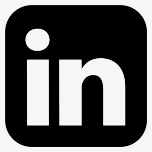 New Latest Linkedin Logo - Linkedin Icon Png Black