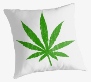 Marijuana Leaf Throw Blanket
