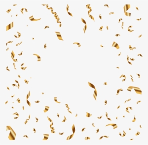 Gold Confetti Png