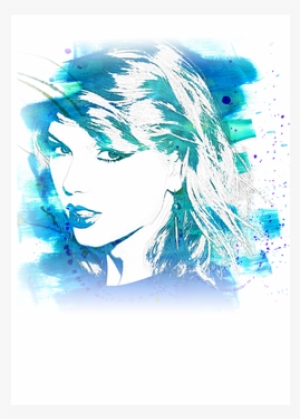 Watercolor Taylor Swift - Graphic Design
