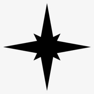 Big Image - Simple Compass Rose Png