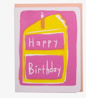Happy Birthday Cake Card