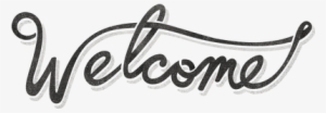 Transparent Background Transparent Welcome Graphic