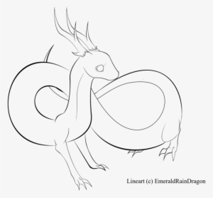 Dragon Line At Getdrawings Com Free For - Cat
