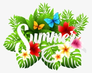 Hibiscus Clipart Vacation - Summer Png Clipart