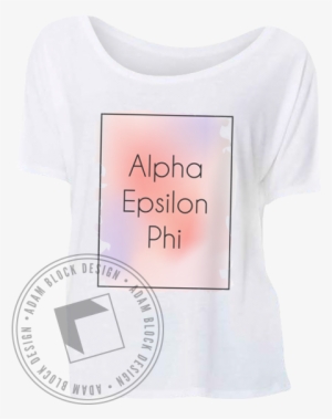 Alpha Epsilon Phi Watercolor Tee - Sigma Nu Snake Shirt