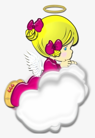 On Pinterest - Angel In The Clouds Clipart