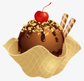 Pin By Lyudmila On Капкейки,сладости - Chocolate Ice Cream Clipart