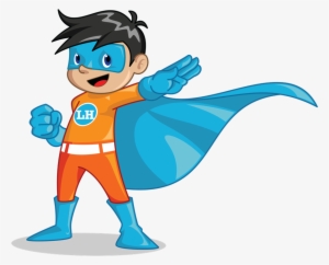 Superhero Boy Png Graphic Black And White - Super Hero Mascot