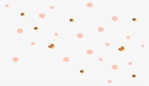 Pink And Gold Png Transparent Pink And Gold - Gold And Pink Dots