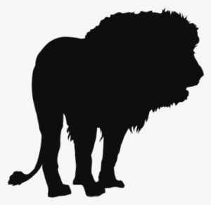Lion Wild Animals Clip Arts Free Background, Lion, - สัตว์ ป่า สี ดำ Png