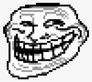 Troll Face - Troll Face Wall Decal Sticker 25" X 20"