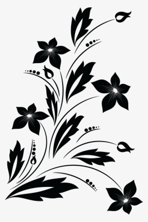 Watercolor Vector Vine, Vine, Drawing Vines, Plant - Flowers Png Black And White