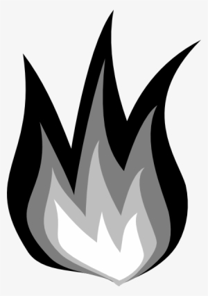 Black And White Free Download Best X - Flames Clip Art