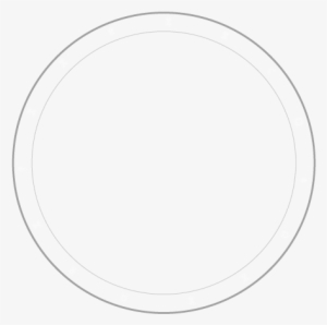 Png White Circle Vector Transparent Library - Thin White Circle Png