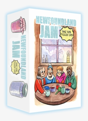 Newfoundland Jam Box Mockup With Glow