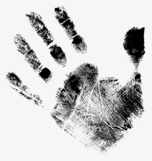 Black Handprints Png - Portable Network Graphics