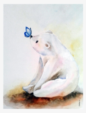 Bear Drawing Watercolor - Watercolor Painting