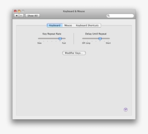 10 5 Leopard System Preferences Keyboard And Mouse - Mac