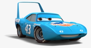 The King Car - Cars 3 Blue Car