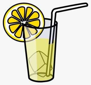 Water, Glass, Juice, Outline, Drawing, Cup, Bottle - Lemonade Clipart
