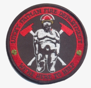 Lucky Fatman Fire Department- With Velcro - Fire Department