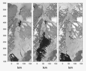 Nares Strait Ice Cover In July Of 2015 , 2014 (center) - Birch